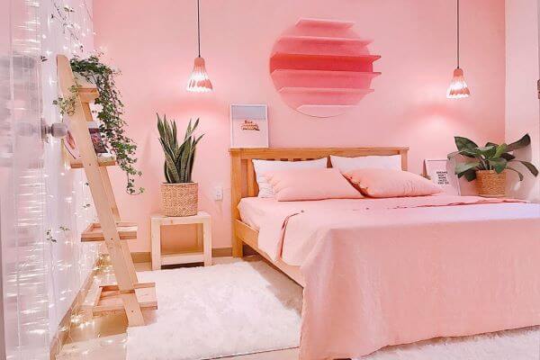 quarto rosa pink