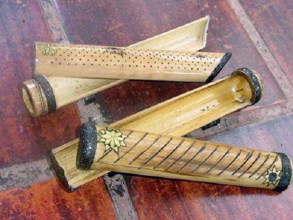 Crie suportes de incenso por meio do artesanato de bambu