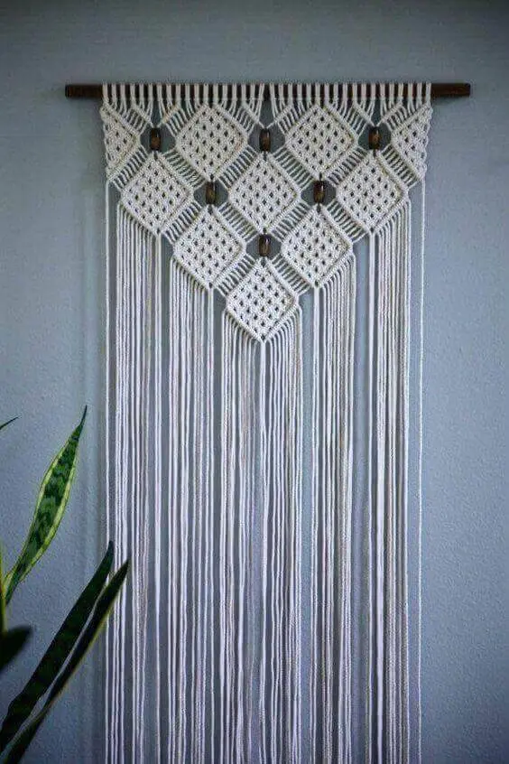 cortina de crochê - cortina de crochê de porta