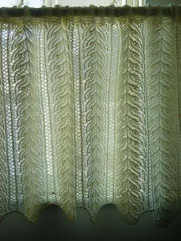cortina de crochê - cortina de crochê simples 