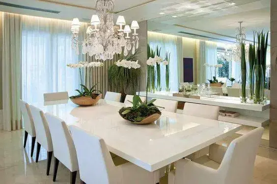 mesa de mármore - mesa de jantar grande de mármore 