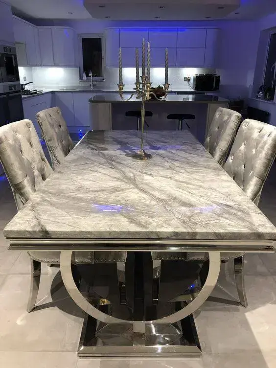 mesa de mármore - mesa de mármore clássica 