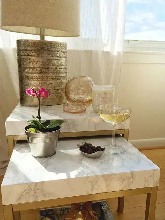 mesa de mármore - mesas grossas de mármore 