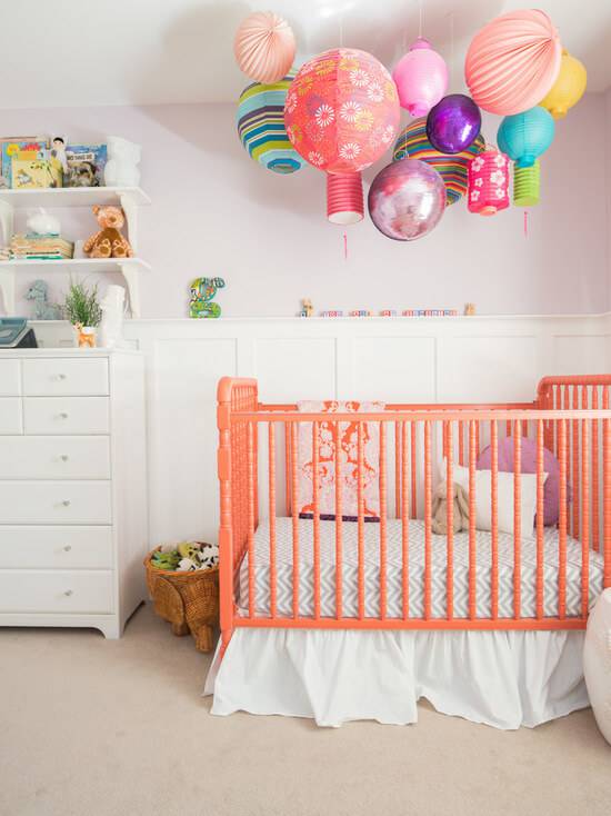 Temas para quarto de bebê colorido