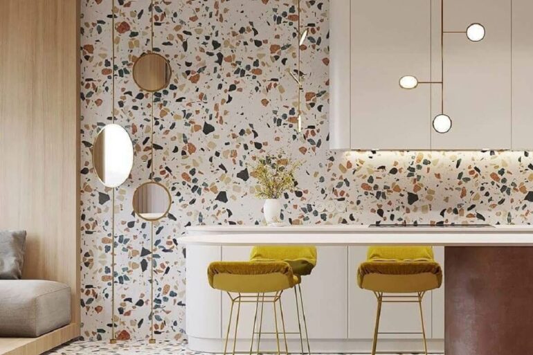 Cozinha moderna decorada com marmorite Foto Pinterest