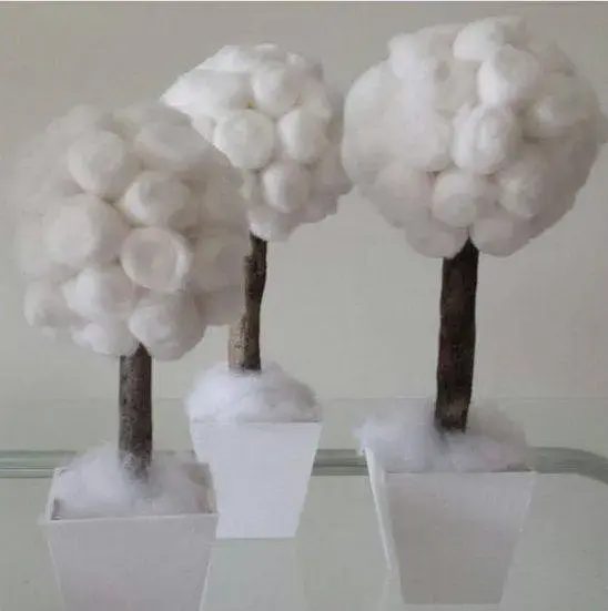 bodas de algodão - árvores de algodão