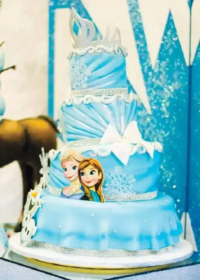 frozen Photo Cake Inspiration birthday cake