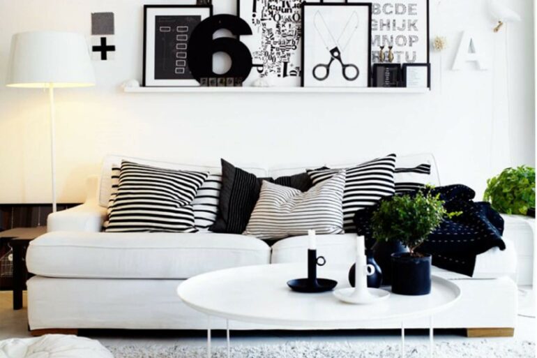 Decore o ambiente com quadro preto e branco. Fonte: Pinterest