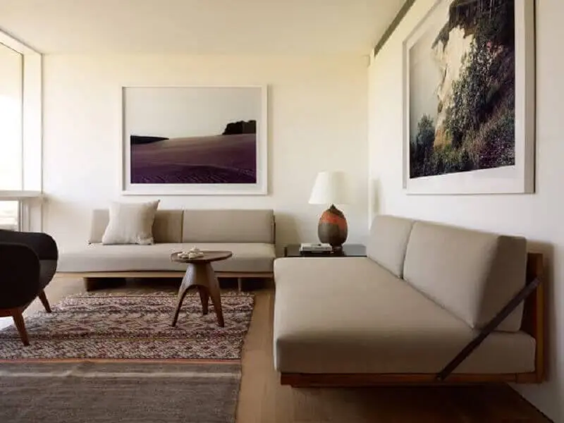 conjunto de sofá com design moderno Foto Ecce Home