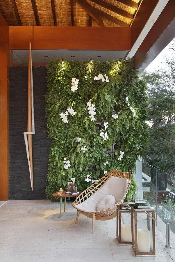 decoração moderna com cadeira para varanda Foto Ana Meirelles