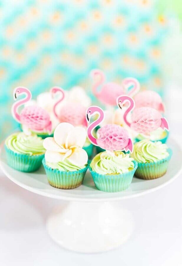 candies for flamingo party decoration Photo Kara's Party Ideas