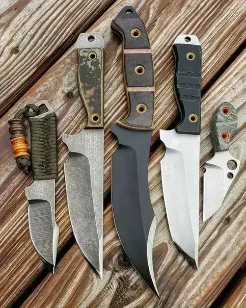 tipos de facas - coleção de facas 
