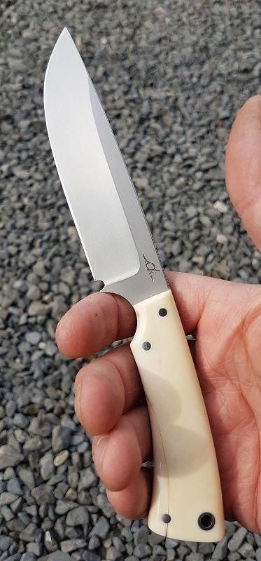 tipos de facas - faca pequena branca 