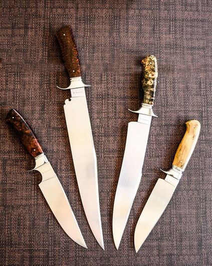 tipos de facas - facas longas 