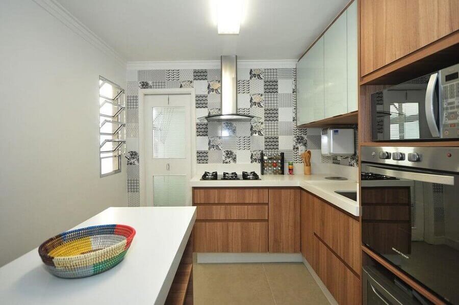cozinha planejada com cooktop Foto Condecorar Arquitetura e Interiores