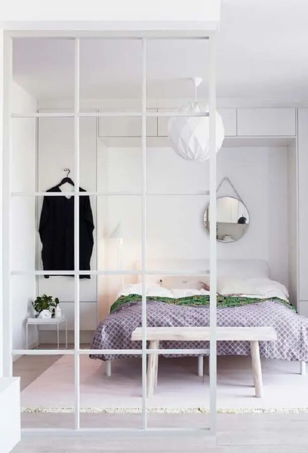 decoração minimalista para quarto branco Foto Neu dekoration stile