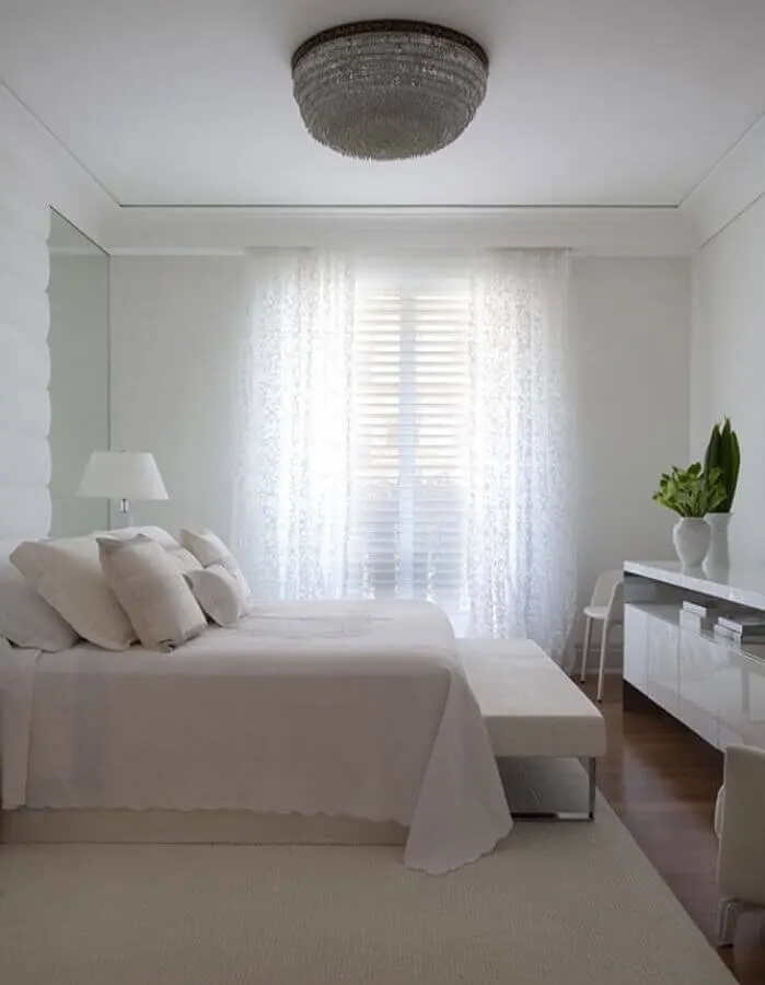 decoração para quarto branco neutro Foto Roberto Migotto
