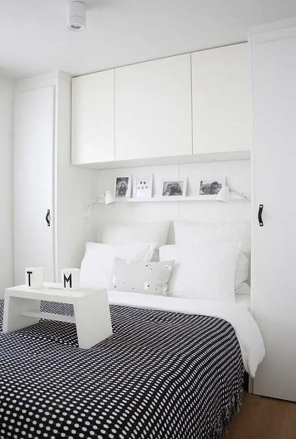 decoração para quarto branco planejado Foto Neu dekoration stile