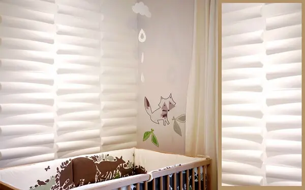 A cerâmica para quarto do bebê com efeito 3D traz descontração ao espaço