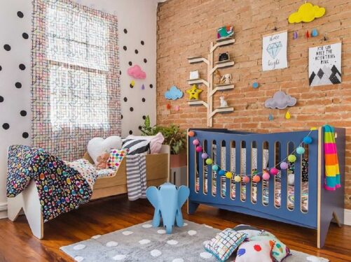 Confira dicas de decoração de quarto de bebê e crie um ambiente especial. Fonte: Mooui