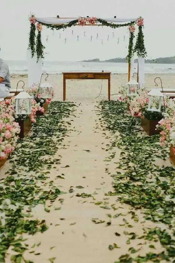 cores para casamento na praia com estilo rústico Foto Casamentos