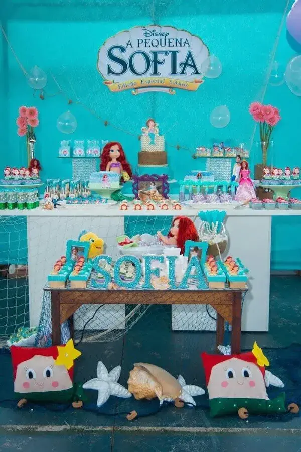 decoration simple mermaid party Foto Baby and Breakfast