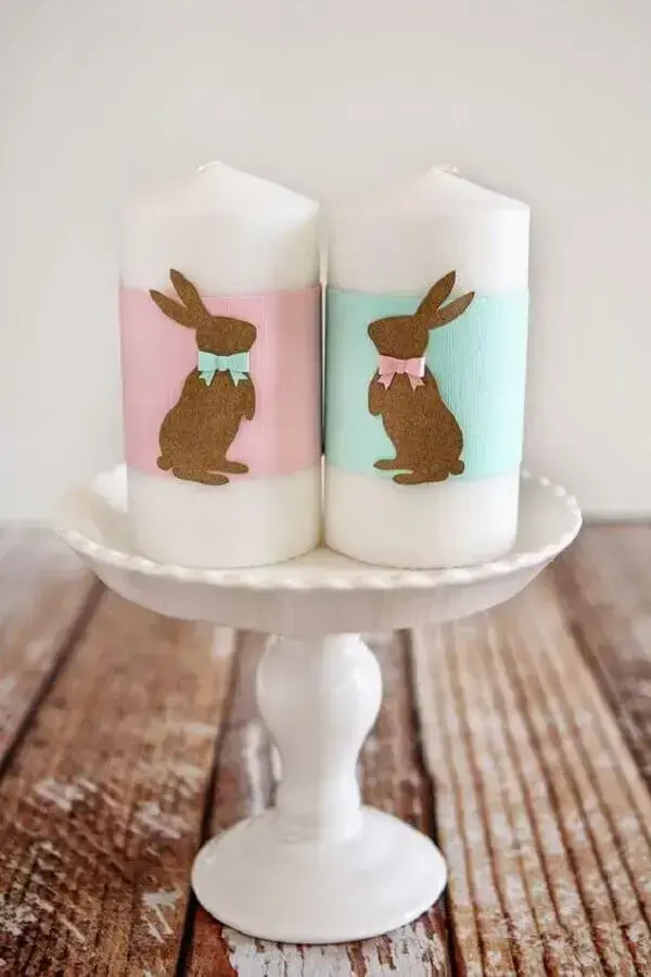 Easter decorations for custom candles Foto More Trends