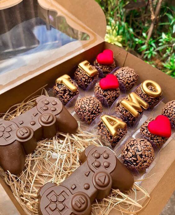 Caixa de chocolates, uma das principais ideias para dia dos namorados
