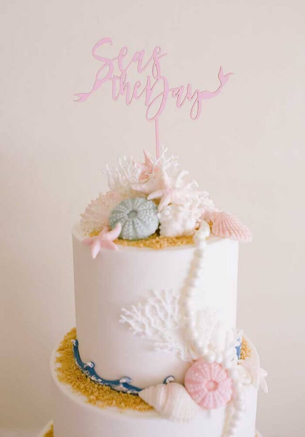 modelo de bolo decorado para festa sereia Foto Cake Ideas