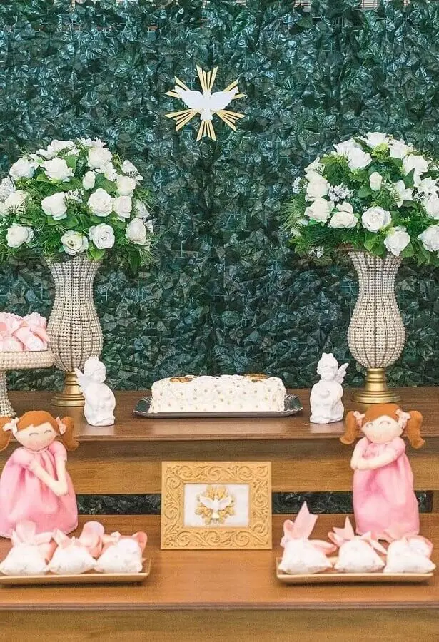 foliage panel for decoration of christening party Foto Pinterest