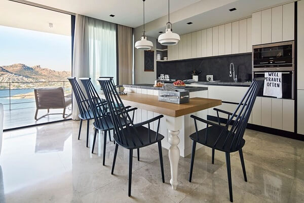 Cadeiras para cozinhas modernas com design criativo