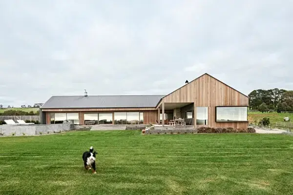 Casa contemporânea térrea fazenda