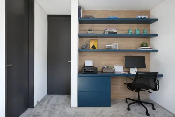 Móveis para escritório colorido