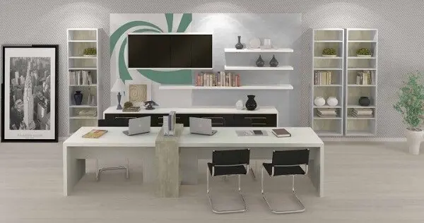 Móveis para escritório estante e armário