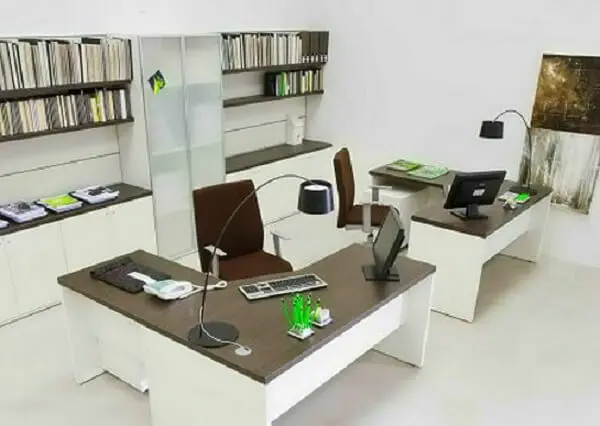 Móveis para escritório mesas em l