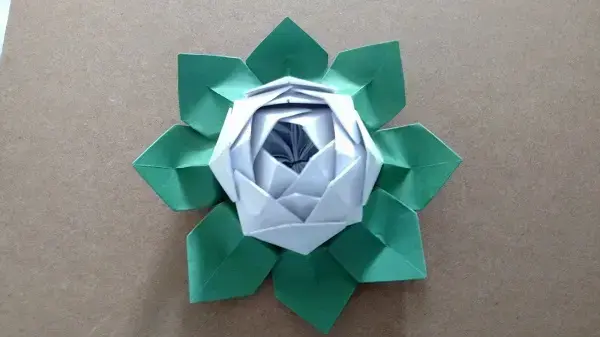 Origami fácil flores 