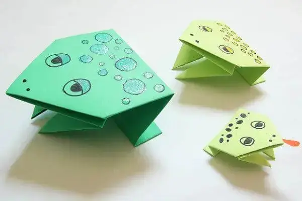 Origami fácil sapo