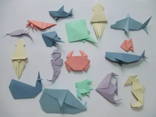 Origami fácil várias formas