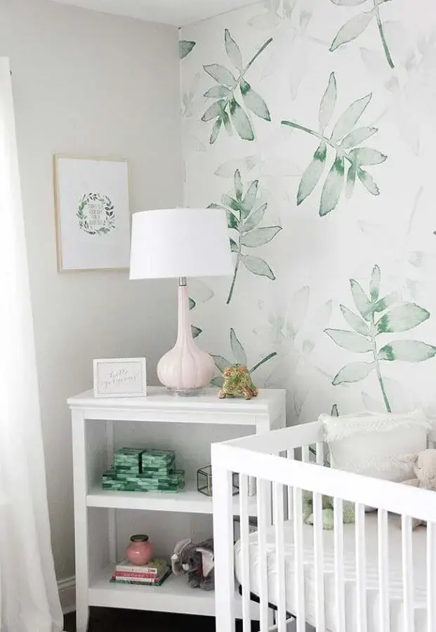 papel de parede para quarto de bebê todo branco Foto Futurist Architecture