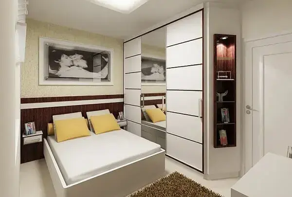 Os móveis modulados podem complementar a decoração do seu quarto