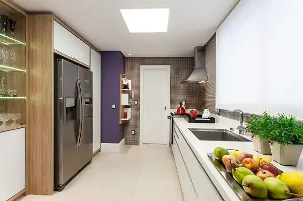 Os móveis planejados cozinha facilitam a preparação das refeição