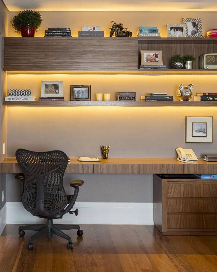cadeira de escritório preta com design moderno Foto Pinterest