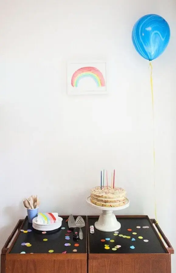 simple and inexpensive children's party decoration Foto Pinterest