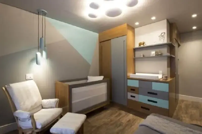 móveis para quarto de bebê planejado simples Foto Alto Astral