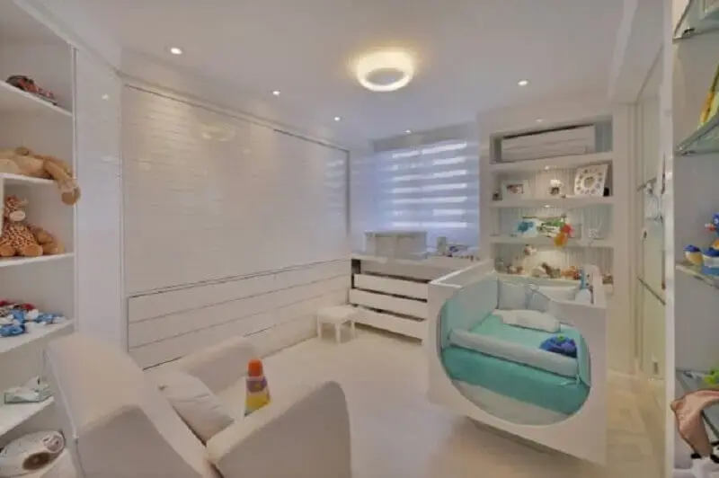 móveis planejados para quarto de bebê moderno Foto Bender Arquitetura