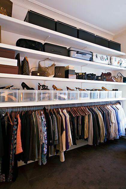 Closet organizado