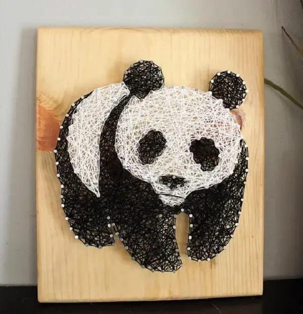 Molde de panda para você se inspirar e criar sua peça