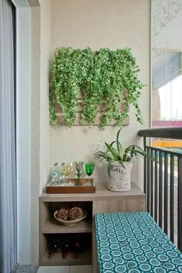 decoração com plantas na parede para varanda pequena Foto Blog Gosto Disto