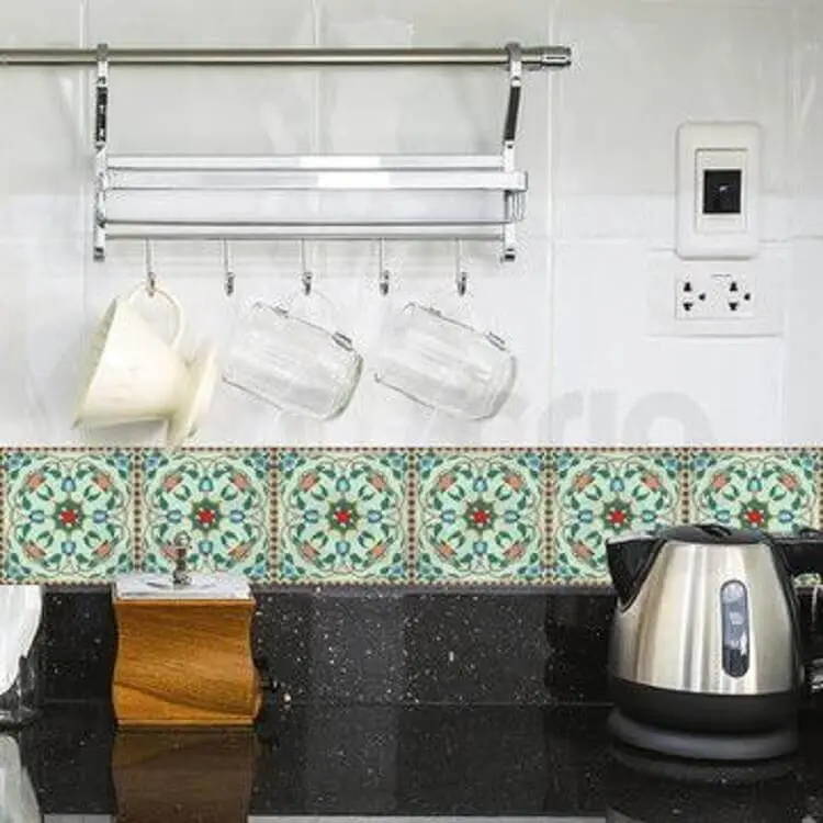 faixa de cerâmica para cozinha Foto Reciclar e Decorar