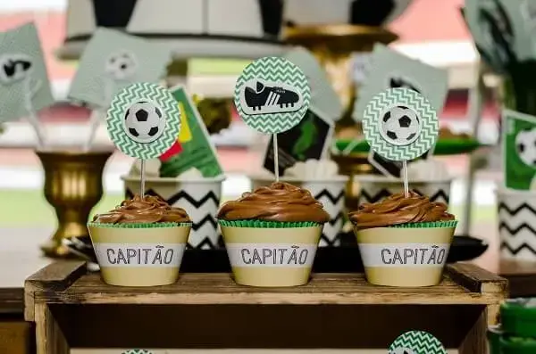 Details that make all the difference at the football-themed party